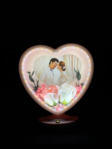 Heart-Shaped Photo Lamp